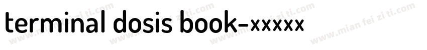 terminal dosis book字体转换
